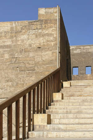 Stone Stairs at Fort in Cairo Egyptの写真素材