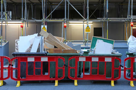 Sorting and Recycling Construction Wasteの写真素材