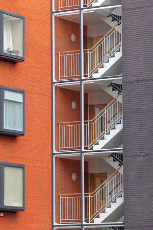 Staircase Fire Escape in Condo Building