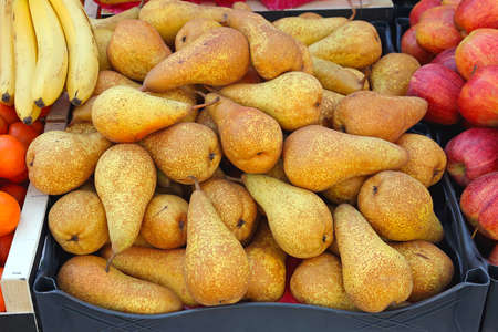 Big Bunch of Pears in Crate