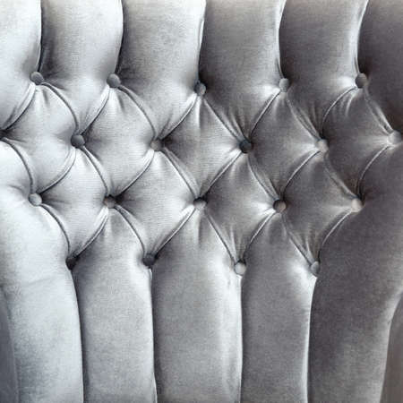 Close Up Shot of Silver Velvet Upholster Patternの写真素材