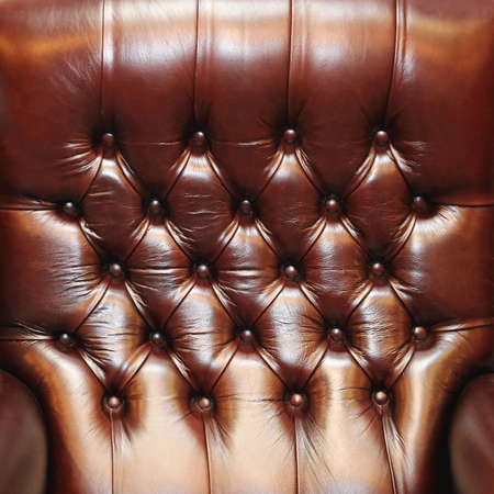 Close Up Shot of Brown Leather Upholster Patternの写真素材