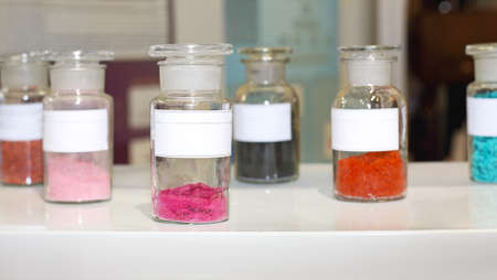 Bottle of Cobalt Chloride at Shelf in Laboratory