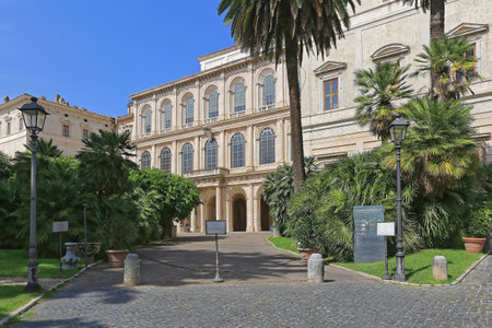 ROME, ITALY - JUNE 29, 2014: Barberini Palace Museum in Rome, Italy.のeditorial素材