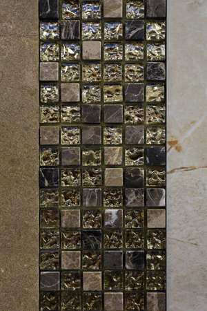 Small Mosaic Golden Tiles Home Decoration