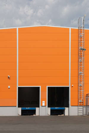 Two Cargo Doors at Orange Distribution Warehouse