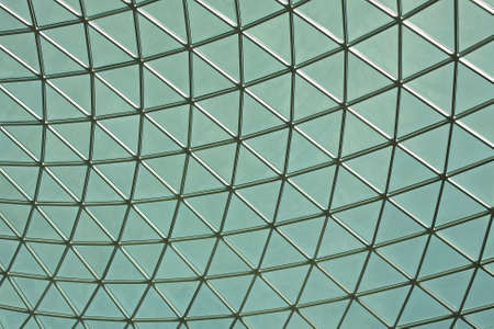 Triangular Steel Structure Glass Ceiling Skylight Roofの写真素材