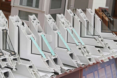 Upvc Plastic Windows Cross Section Material Samples