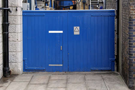 Blue Gate Door Entrance in London