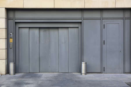 Entrance to Underground Car Garage with Elevator Lift