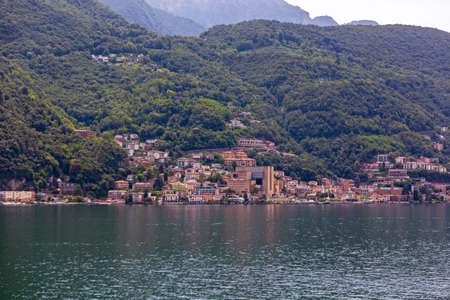 Italian Comune Campione d Italia at Lake Lugano
