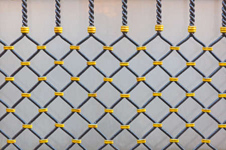 Safety Metal WIre Protection at Window Background