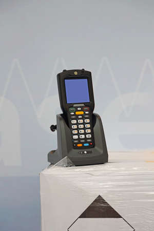 Handheld Barcode Reader and Scanner at Charger Dock