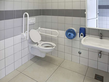 Accessible Toilet for People With Physical Disabilities