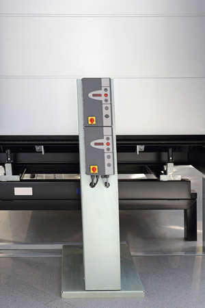 Control Panel for Loading Cargo Door in Distribution Warehouseの写真素材
