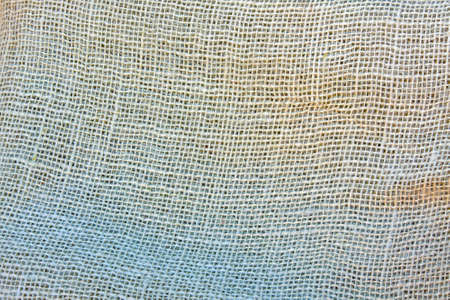 Detailed texture of blue sack organic clothの写真素材