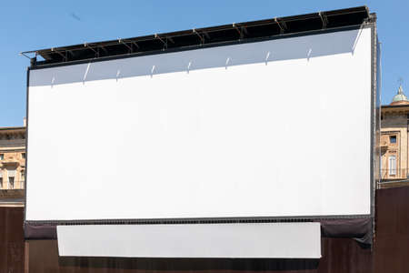 Big Projector Screen at Bologna City Squareの写真素材