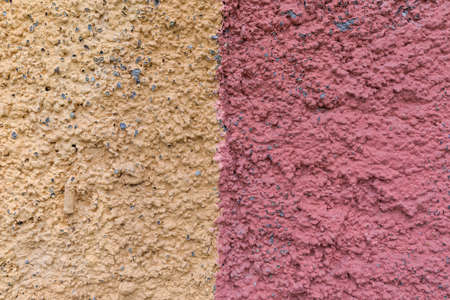 Two Colour Rough Texture Building Wall Backgroundの写真素材