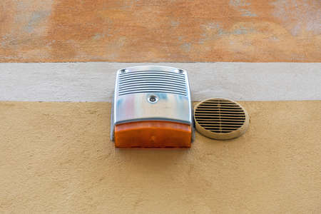 Alarm Siren and Light External Unit at House