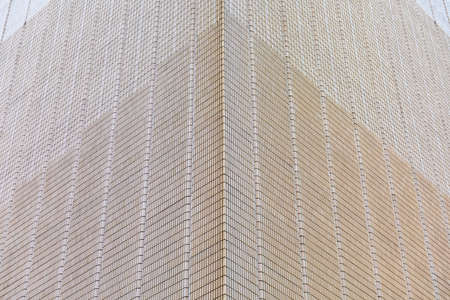 Modern Architecture Building Corner With Yellow Tiles