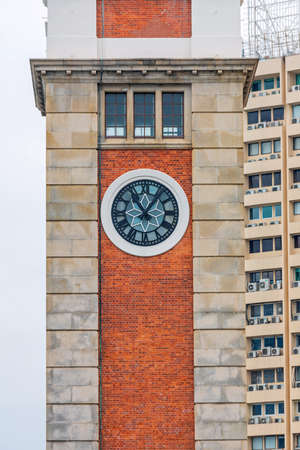 Former Kowloon Canton Railway Clock Tower Hong Kongの写真素材