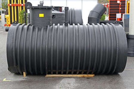 Black Plastic Septic Tank For Underground Installation