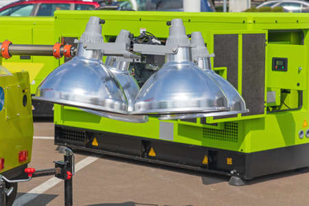 Emergency Reflectors With Electric Power Generator Equipment