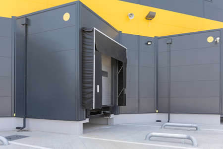 Loading Bay Cargo Door at Distribution Warehouse