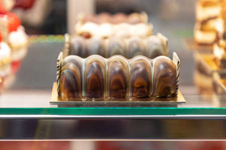 One Chocolate Marble Cake in Patisserie
