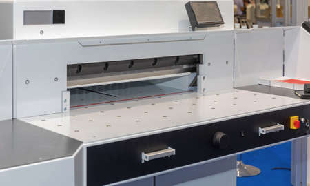 Electric Paper Cutting Machine in Printing Office