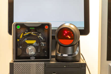 Fixed Mount Laser Barcode Scanner Reader Equipment