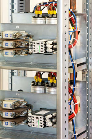 Close up shot of industrial electric fuse