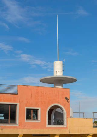 Tall Spire at Column Architecture in Italyの写真素材