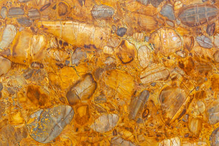 Yellow Italian Marble Stone Construction Material Backgroundの写真素材