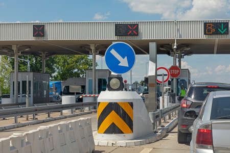 Toll Booth at European Highway Road