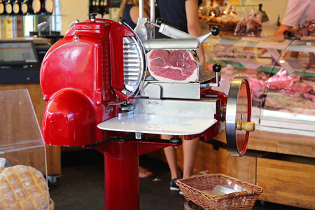 Vintage Style Deli Meat Ham Slicer Machine