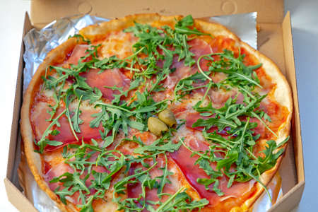 Gluten Free Pizza in Box Home Deliveryの写真素材
