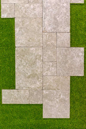 Rustic Style Tiles for Garden Pavement Top Viewの写真素材