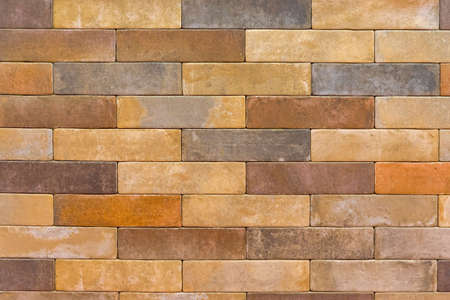 Earth Colours Decorative Bricks Tiles House Wall Background