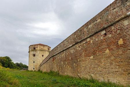 Belgrade, Serbia - August 28, 2021: Historic Building Structure Nebojsa Tower in Belgrade, Serbia.のeditorial素材