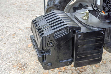 Set of Counterweights Ballast at Farm Tractor Front