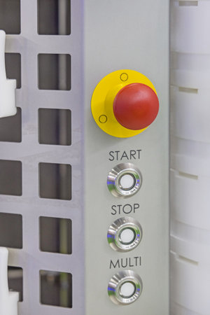 Emergency Stop Start Multi Push Buttons Machine Production Control Factory