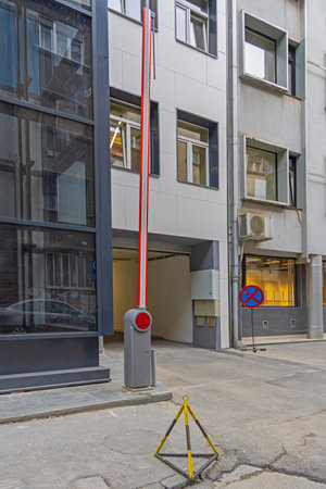 Automated Parking Barrier Ramp Up Position
