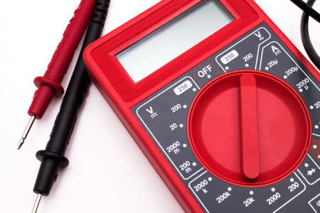 Red digital multimeter