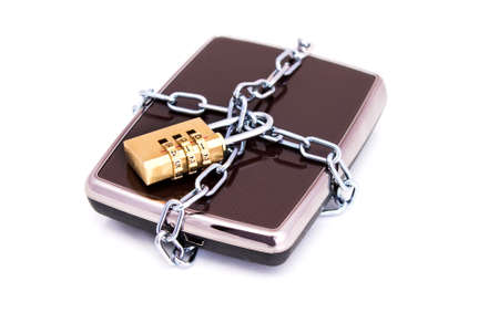 Portable hard drive disk and combination lock padlock
