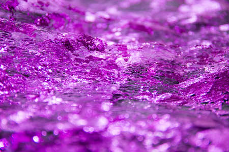 Abstract violet bokeh. Conception of Christmas background.の写真素材