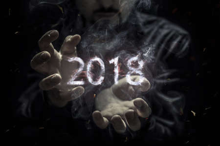 Man in the shade and smoke sign 2018