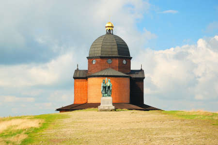 Chapel of saint Konstantin and Methodius in clouds