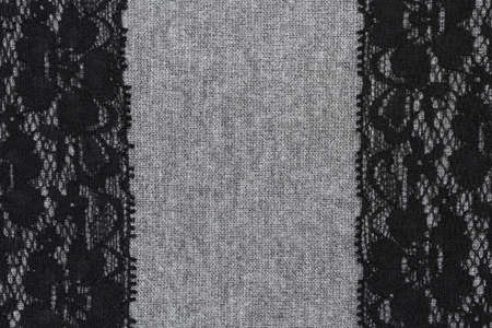 Abstract textile decorated with lace texture backgroundの写真素材