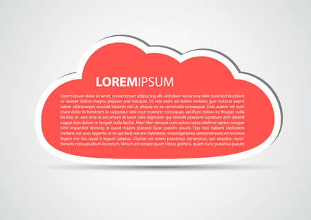 Paper speech bubbleのイラスト素材